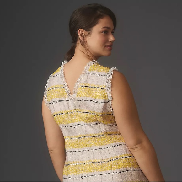 Anthropologie Maeve Sleeveless Tweed Mini Dress - Picture 11 of 15